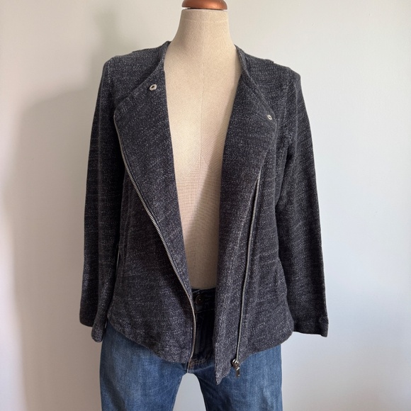 Tommy Hilfiger - Blue Zipped Long Sleeve Cardigan - Picture 7 of 12